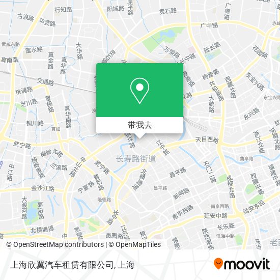 上海欣翼汽车租赁有限公司地图