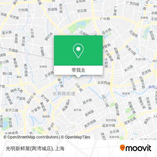 光明新鲜屋(两湾城店)地图