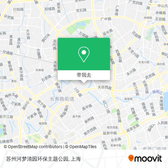 苏州河梦清园环保主题公园地图