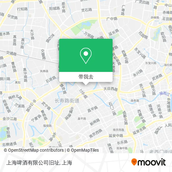 上海啤酒有限公司旧址地图