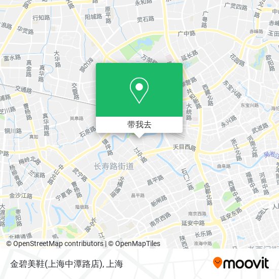 金碧美鞋(上海中潭路店)地图