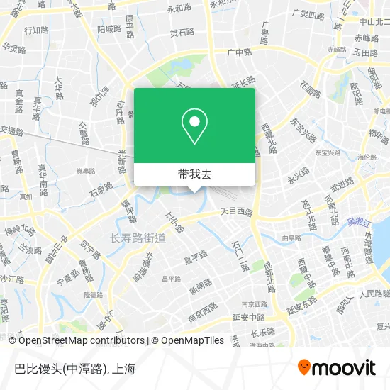 巴比馒头(中潭路)地图