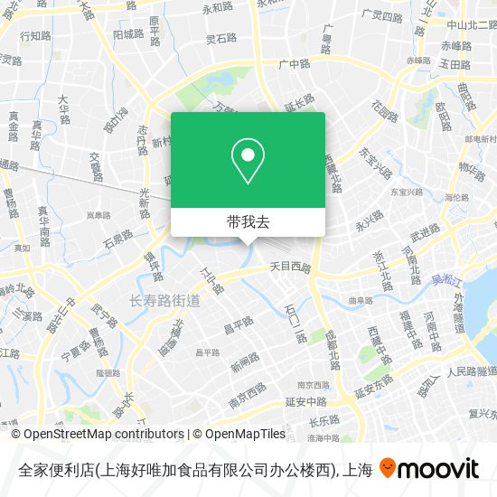 全家便利店(上海好唯加食品有限公司办公楼西)地图
