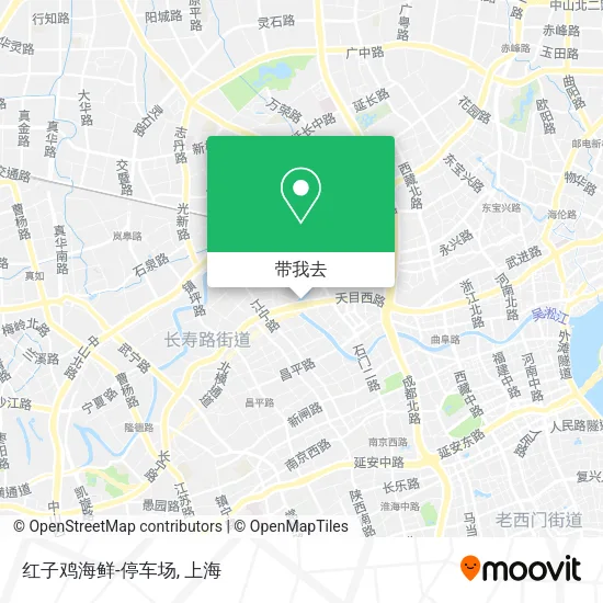 红子鸡海鲜-停车场地图