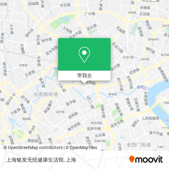 上海银发无忧健康生活馆地图