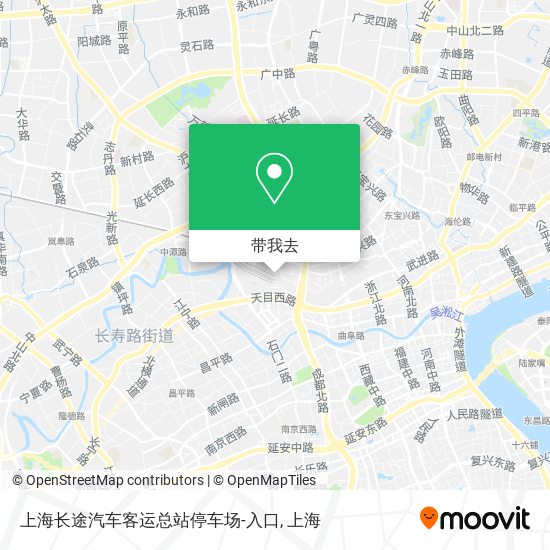 上海长途汽车客运总站停车场-入口地图