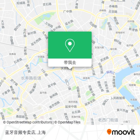 蓝牙音频专卖店地图