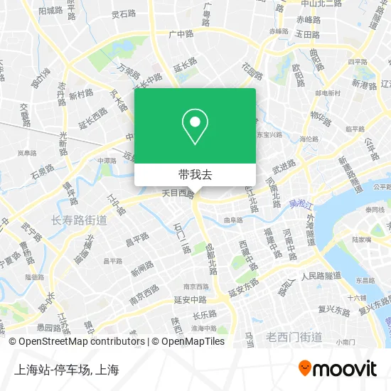 上海站-停车场地图