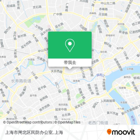 上海市闸北区民防办公室地图
