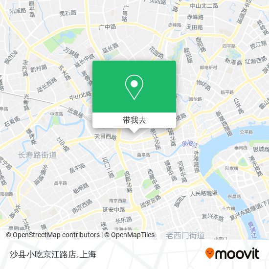 沙县小吃京江路店地图