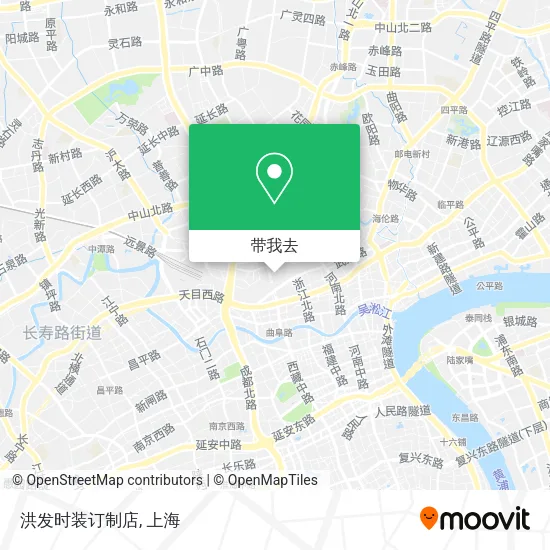 洪发时装订制店地图