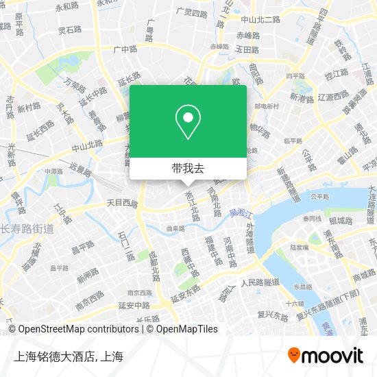 上海铭德大酒店地图