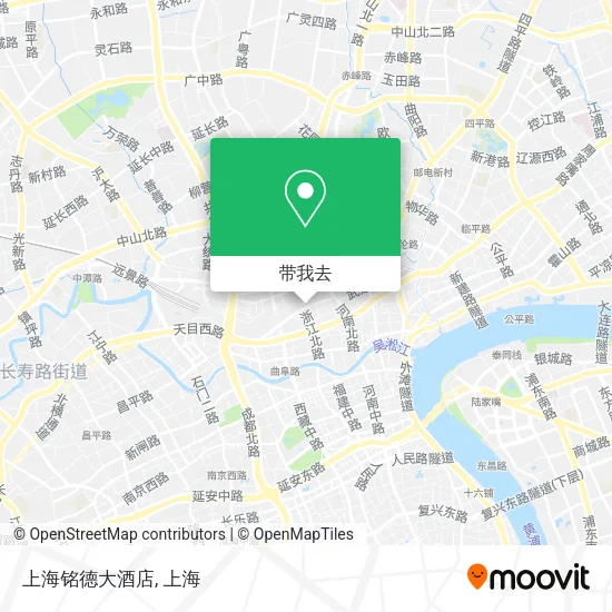 上海铭德大酒店地图
