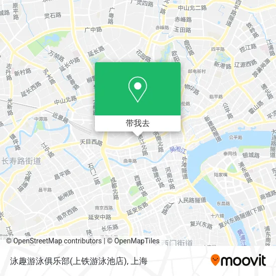 泳趣游泳俱乐部(上铁游泳池店)地图