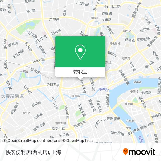 快客便利店(西虬店)地图