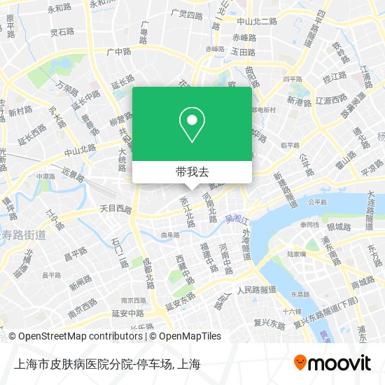 上海市皮肤病医院分院-停车场地图