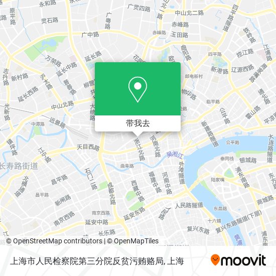 上海市人民检察院第三分院反贫污贿赂局地图