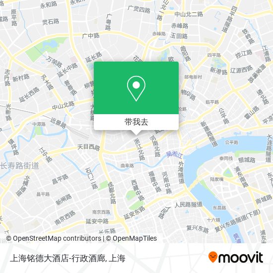 上海铭德大酒店-行政酒廊地图