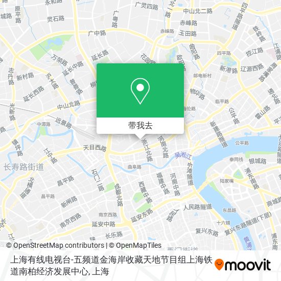上海有线电视台-五频道金海岸收藏天地节目组上海铁道南柏经济发展中心地图