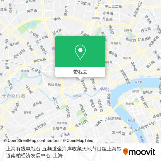 上海有线电视台-五频道金海岸收藏天地节目组上海铁道南柏经济发展中心地图