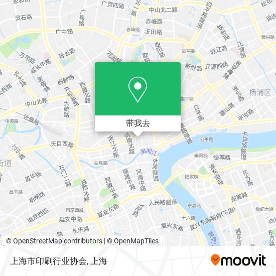 上海市印刷行业协会地图