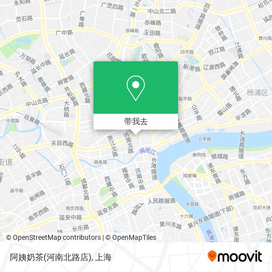 阿姨奶茶(河南北路店)地图