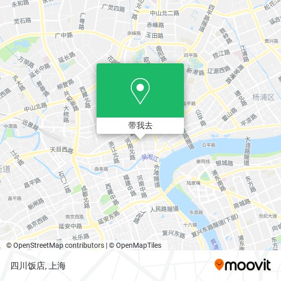 四川饭店地图