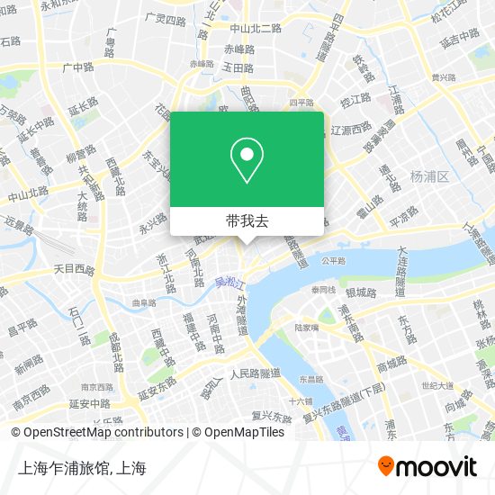 上海乍浦旅馆地图