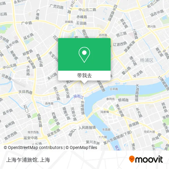 上海乍浦旅馆地图
