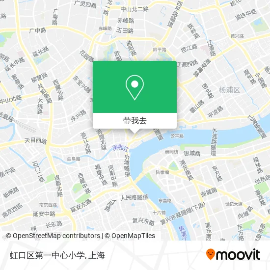 虹口区第一中心小学地图