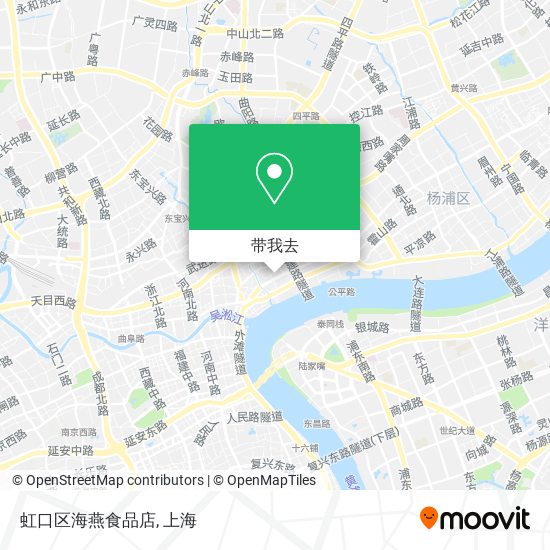 虹口区海燕食品店地图