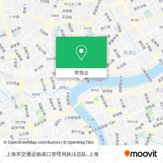 上海市交通运输港口管理局执法总队地图