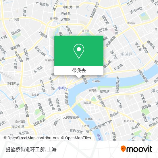 提篮桥街道环卫所地图