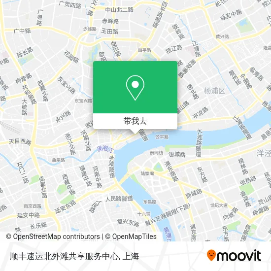 顺丰速运北外滩共享服务中心地图