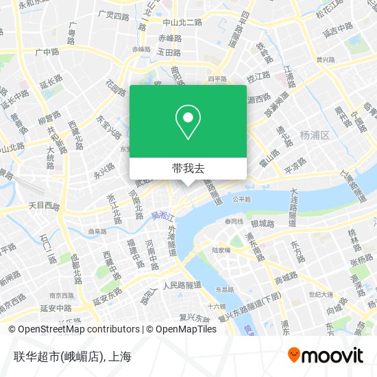 联华超市(峨嵋店)地图