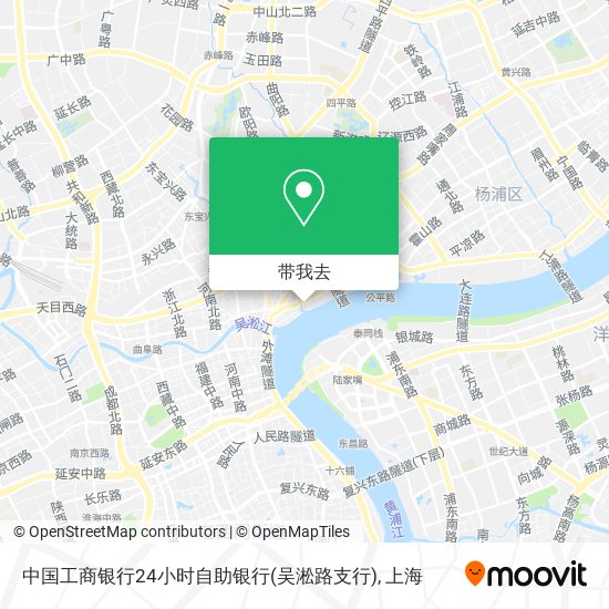 中国工商银行24小时自助银行(吴淞路支行)地图
