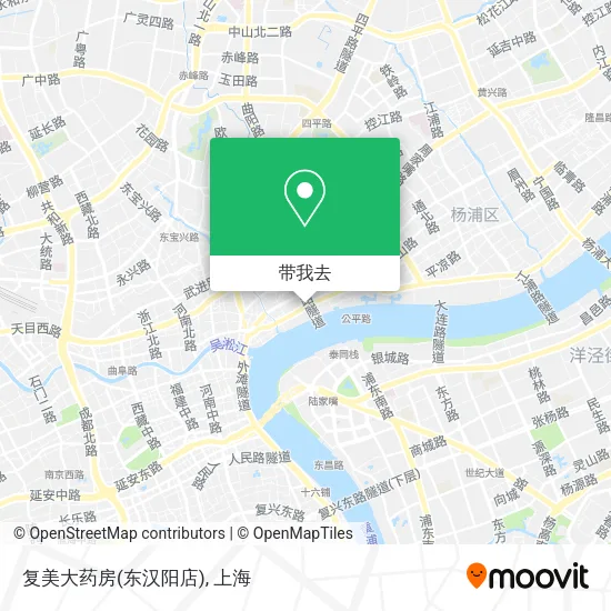 复美大药房(东汉阳店)地图