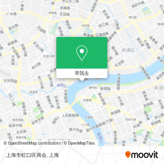 上海市虹口区商会地图