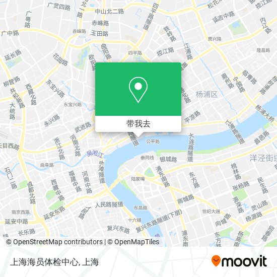 上海海员体检中心地图