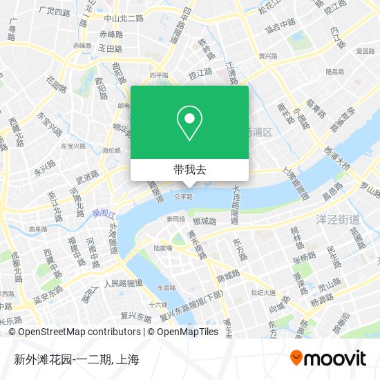 新外滩花园-一二期地图