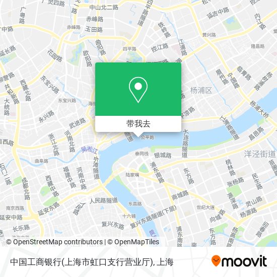 中国工商银行(上海市虹口支行营业厅)地图