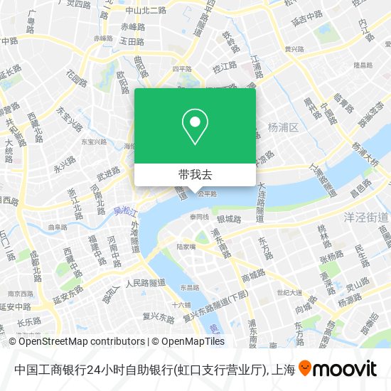 中国工商银行24小时自助银行(虹口支行营业厅)地图