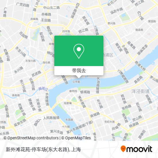 新外滩花苑-停车场(东大名路)地图