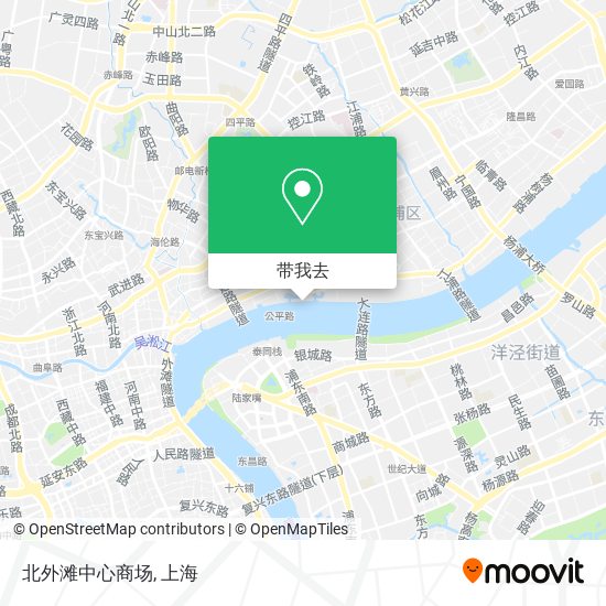 北外滩中心商场地图