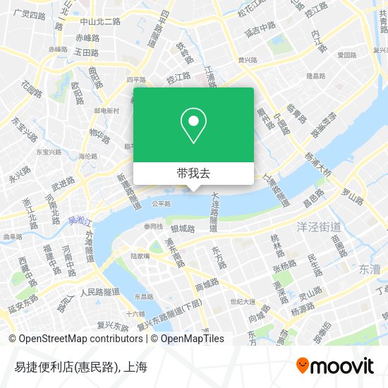 易捷便利店(惠民路)地图