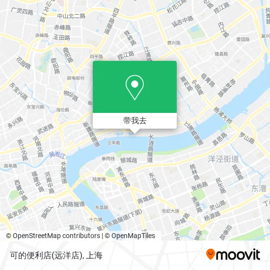 可的便利店(远洋店)地图