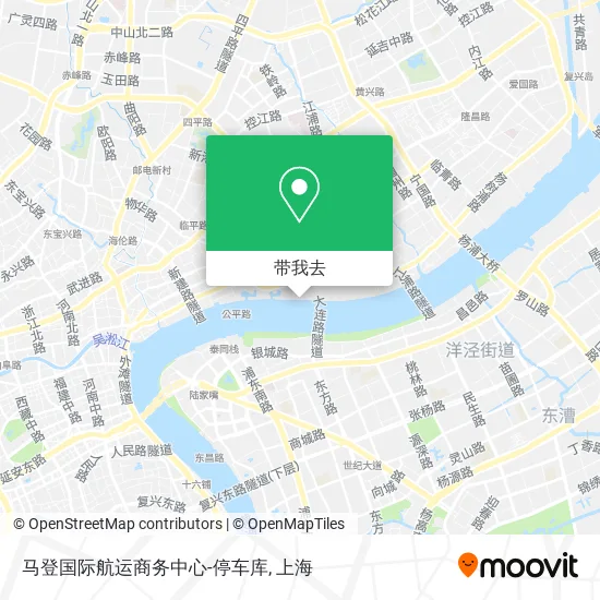 马登国际航运商务中心-停车库地图