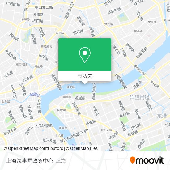 上海海事局政务中心地图