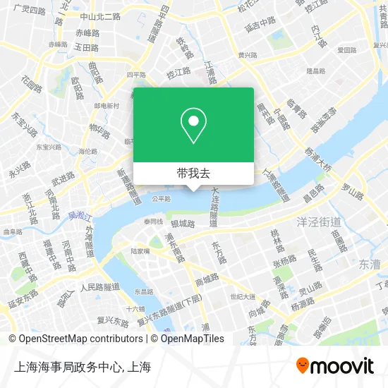 上海海事局政务中心地图