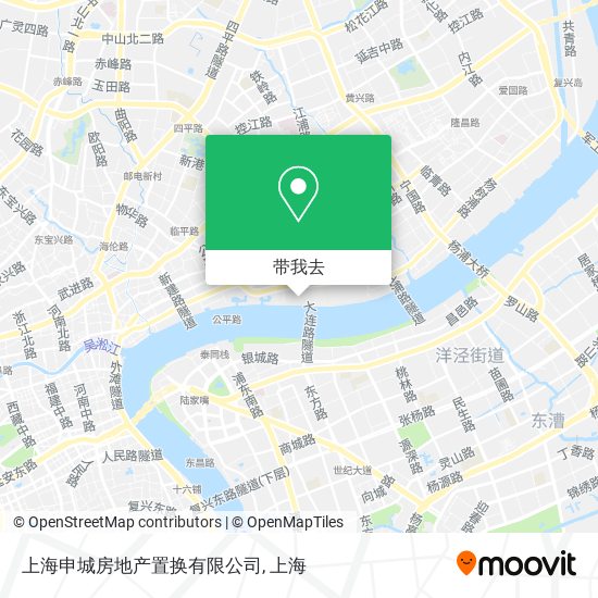 上海申城房地产置换有限公司地图